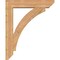 Ekena Millwork Thorton Slat Smooth Bracket w/ Offset Brace, Western Red Cedar, 7 1/2"W x 36"D x 44"H BKT0806X36X44THR06SWR - alternate 2